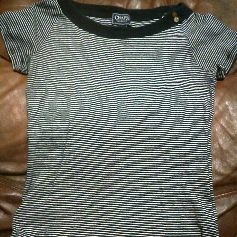 Black and white stripped shirt